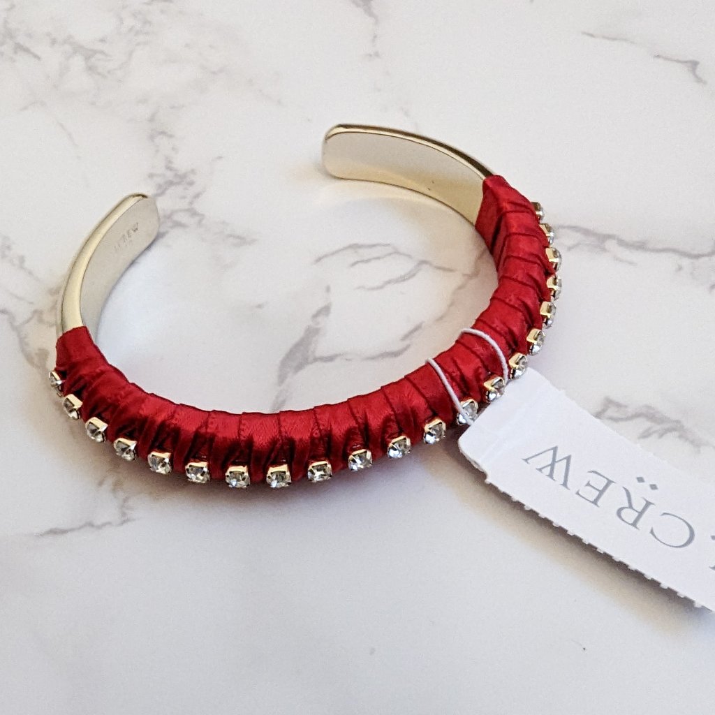 JCrew Factory Ribbon-Wrapped Cuff Bracelet 18$